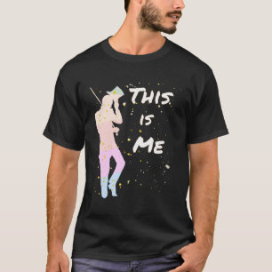 Circus Ring Master P T Barnum Silhuotdesign in T-Shirt