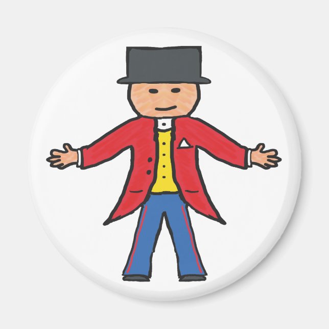 Circus Ringmaster Magnet (Vorne)