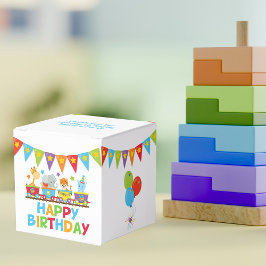 Circus Safari Bahn Niedlicher Kindergeburtstag Par Geschenkschachtel