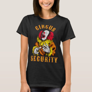 Circus Security Clown Uniform Costume Halloween ei T-Shirt