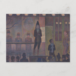 Circus Sideshow by Georges Seurat Postcard Postkarte