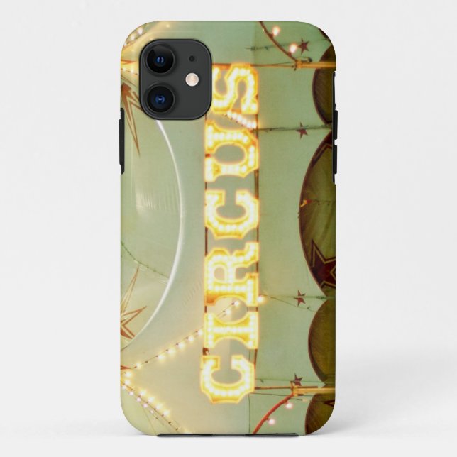 Circus Sign iPhone Case (Rückseite)