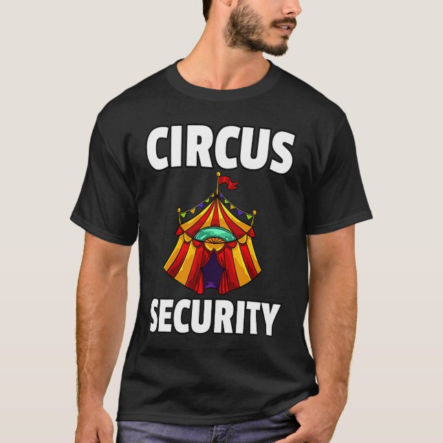 Circus Staff Security Ringmaster Clown T-Shirt (Vorderseite)