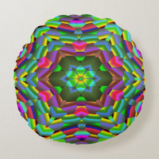 Circus Star.... Rundes Kissen (Vorderseite)