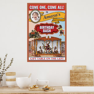 Circus Theme Poster
