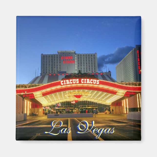 Circus Vegas Resort Magnet (Devant)