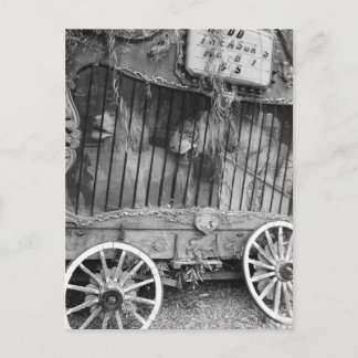 Circus Wagon Postkarte