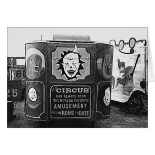 Circus Wagon Vintag 1937 Montana Foto