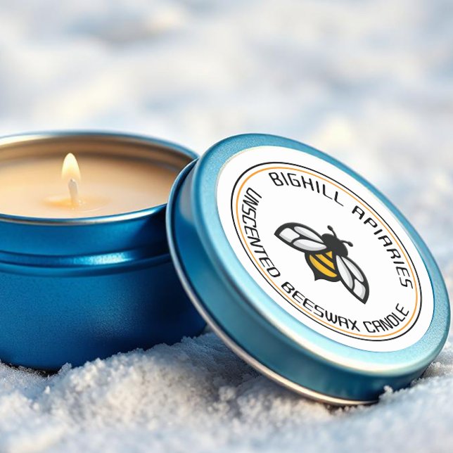 cire d'abeille Étiquette Abeille jaune (Créateur téléchargé)