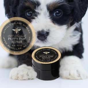 Cire d'abeille manuscrite Kraft Étiquette de produ