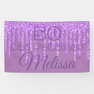 Cire Parkly Violet 50 Et Fabuleuse Bannière Annive