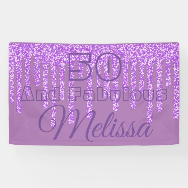 Cire Parkly Violet 50 Et Fabuleuse Bannière Annive (Horizontal)