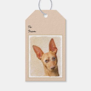 Cirneco dell’Etna Malerei - Niedliche Hundekunst Geschenkanhänger