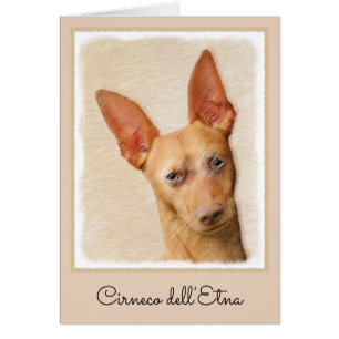 Cirneco dell’Etna Malerei - Niedliche Original Hun