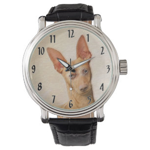 Cirneco dell’Etna Malerei - Niedliche Original Hun Armbanduhr