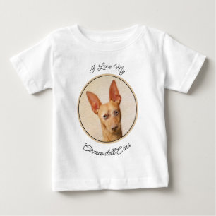 Cirneco dell’Etna Malerei - Niedliche Original Hun Baby T-shirt