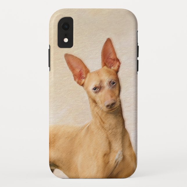 Cirneco dell’Etna Malerei - Niedliche Original Hun Case-Mate iPhone Hülle (Rückseite)