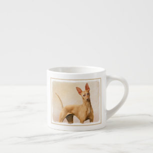Cirneco dell’Etna Malerei - Niedliche Original Hun Espressotasse
