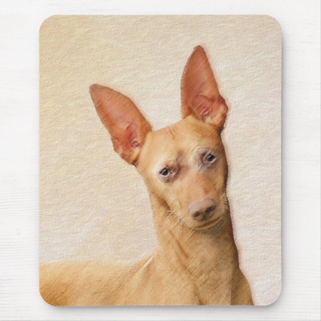 Cirneco dell’Etna Malerei - Niedliche Original Hun Mousepad (Vorne)