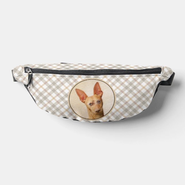 Cirneco dell’Etna Malerei Niedliche Original Hunde Bauchtasche (Ablage )