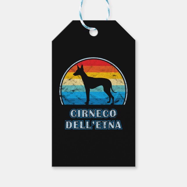 Cirneco Dell'etna Dog Geschenkanhänger (Vorderseite)