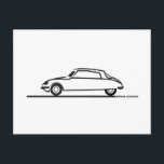 Ciroen DS 21 Pallas Postkarte<br><div class="desc">Illustration von Frank Schuster. Dieser Bereich ist für den Ciroen DS 21 Pallas-Enthusiast. Illustrationen der Ciroen DS 21 Pallas auf verschiedenen Produkten wie T-Shirts,  T - Shirt,  Bekleidung,  Kleidung,  Einladungen und Geschenke.</div>