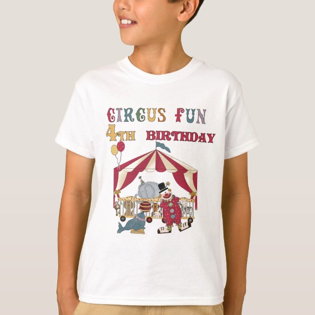 Cirque 4e Anniversaire Tshirts et cadeaux (Devant)