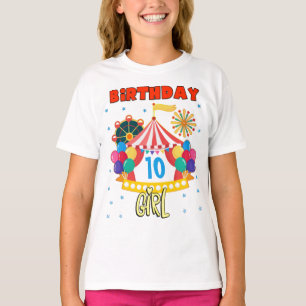 Cirque Carnaval Fille Thème Correspondant T-Shirt