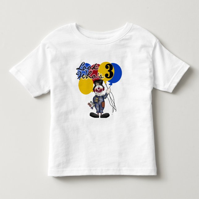 Cirque Clown 3e Anniversaire Tshirts et cadeaux (Devant)