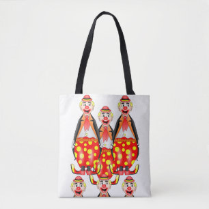 cirque des clowns sacs fourre-tout