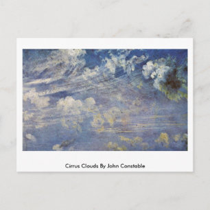 Cirrus Clouds von John Constable Postkarte