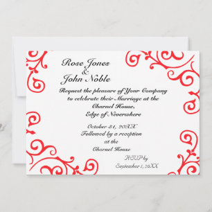Cirrus Ivory (Ruby) Faire-part de mariage