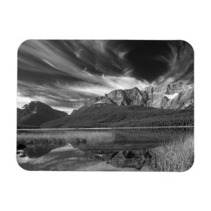 Cirruswolken über dem Waterfowl Lake, Banff Magnet
