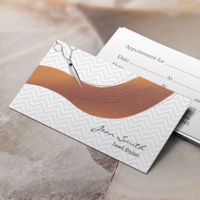 Ciseau & Chevron Chevron Styliste Rendez-vous (Créateur téléchargé)