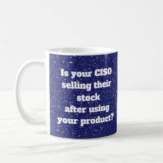 CISO-Tasse für Cybersicherheit Kaffeetasse