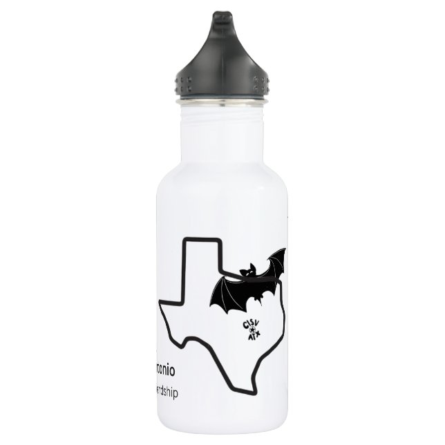 CISV Austin Bat City Small Water Flasche Edelstahlflasche (Rechts)