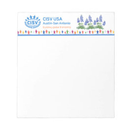 CISV Austin Bluebonnet Notepad Notizblock