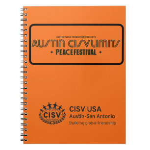 CISV Austin CISV Limits Peace Notebook Notizblock