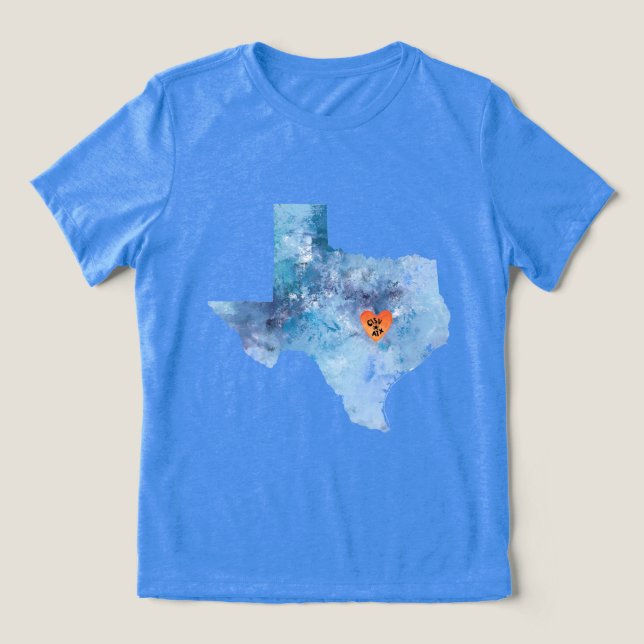 CISV Austin Herz von Texas Women's T - Shirt (Design Vorderseite)