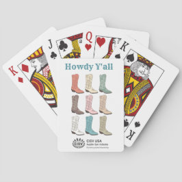 CISV Austin Howdy Women's Spielkarten