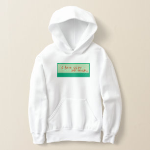 CISV Austin "Ich Liebe CISV so viel." Mädchen Hoodie