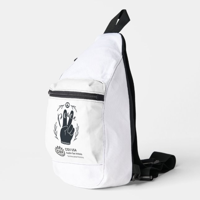 CISV Austin Peace ATX Crossbody Bag (Rechte Ecke)
