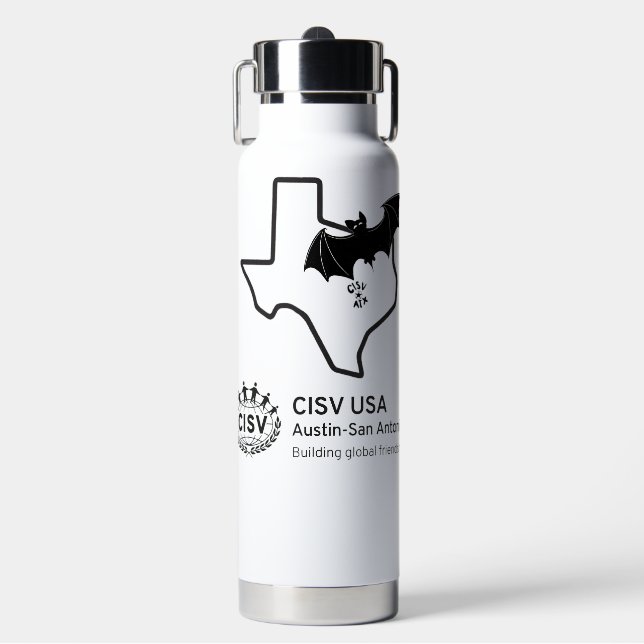 CISVATX Ihr Kupfervakuum isoliert (Med) Trinkflasche (Vorderseite)