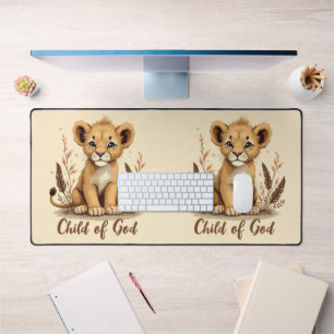 Citation adorable Lion Cub Christian Art Faith