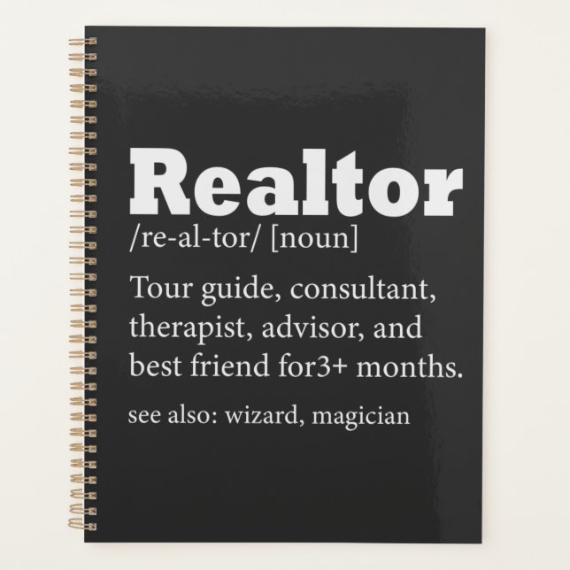 Citation amusante de l'agent immobilier Realtor (Devant)