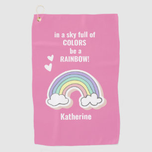 Citation Arc En Ciel Inspirationnelle - Serviette 