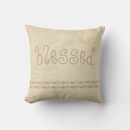 citation coussin distesse sépia et bronze avec bén