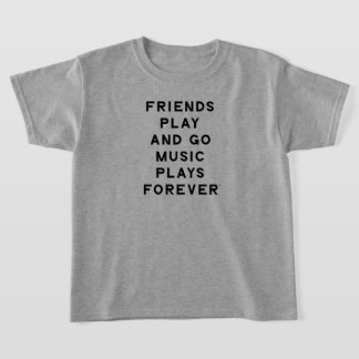 Citation d'amis et de musique pour enfants T-shirt