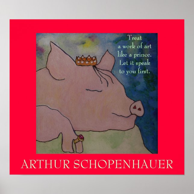 Citation d'Arthur Schopenhauer - POSTER (Devant)