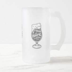 Citation de bière Verre congelé Mug de bière